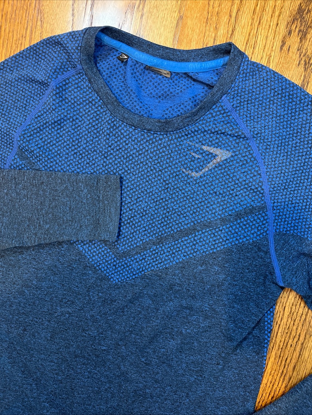 Gymshark Seamless Og Blue Raised Rubber Logo (Be A Visionary) S(?)  Workout Gym